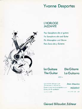 Illustration de L'Horloge jazzante (sax alto et guitare)