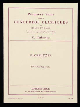 Illustration kreutzer concerto n° 19 (1er solo)