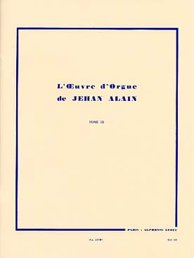 Illustration de Œuvre pour orgue - Vol. 3