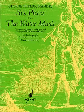 Illustration de 6 Pièces de Water music (soprano)