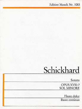 Illustration schickhardt sonate op. 17/7 en sol min