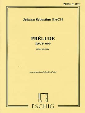 Illustration de Prélude BWV 999 en ré m