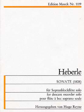 Illustration de Sonate 1808 pour flûte à bec soprano
