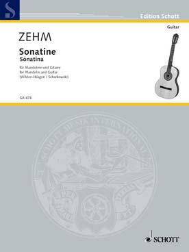 Illustration zehm sonatine pour guitare et mandoline