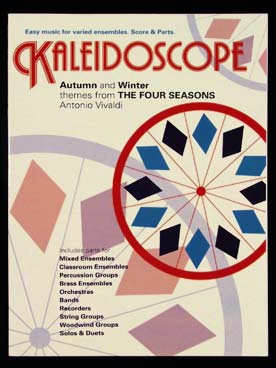 Illustration de KALEIDOSCOPE : musique facile d'ensemble variable pour tous instruments - N° 26 : VIVALDI L'automne - L'hiver