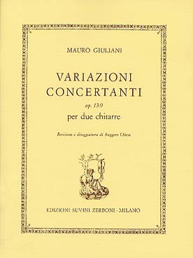 Illustration giuliani variations concertantes op. 130
