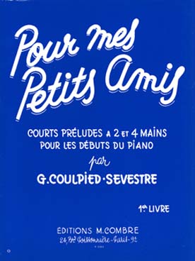 Illustration de Pour mes petits amis - Vol. 1 : Courts préludes à 2 & 4 mains