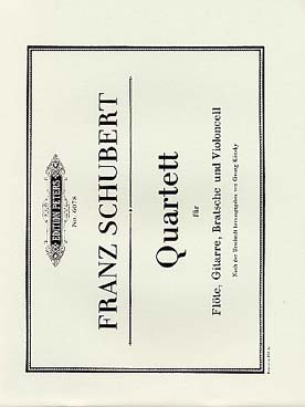 Illustration de Quatuor Op. 21 D96 pour flûte, alto, violoncelle et guitare