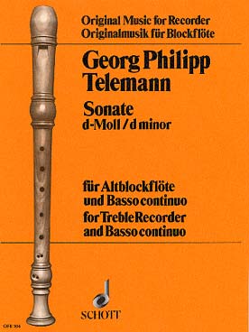 Illustration telemann sonate en re min