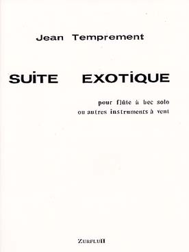 Illustration de Suite exotique pour flûte à bec solo ou autres instruments à vent
