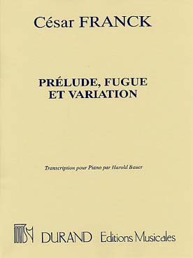 Illustration de Prélude, Fugue et Variation op. 18