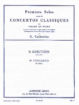 Illustration kreutzer concerto n°  9 (1er solo)