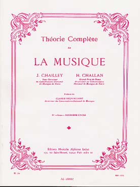 Illustration chailley/challan theorie musique vol. 2