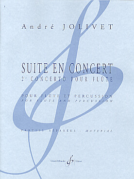Illustration de Suite en concert pour flûte et percussions - matériel complet