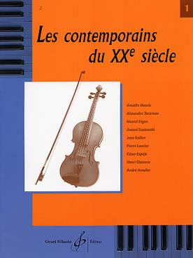 Illustration de Les CONTEMPORAINS DU 20EME SIECLE - Vol. 1 : Massis, Szalowsky, Tansman, Gallon, Etgen, Lantier, Espejo, Ameller, Classens