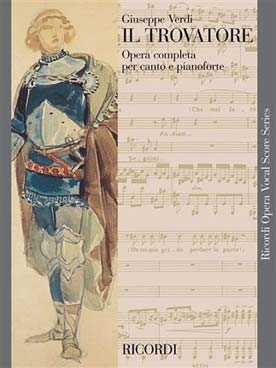 Illustration de Il Trovatore (le Trouvère), texte italien