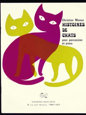 Illustration de Histoires de chats, 8 plaisanteries pour percussion et piano