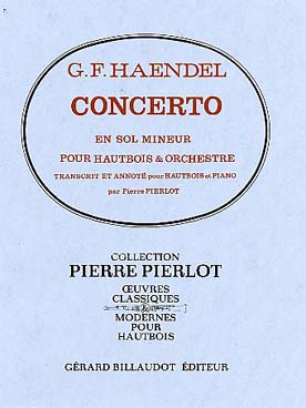 Illustration de Concerto N° 3 en sol m (rév. Pierlot)