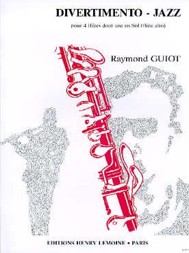 Illustration de Divertimento jazz pour 4 flûtes dont une flûte en sol