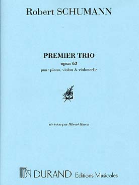 Illustration schumann 1er trio en re op. 63