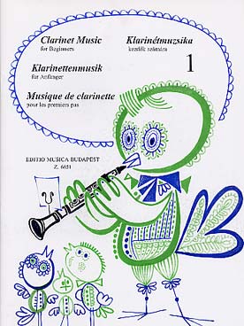 Illustration de MUSIQUE DE CLARINETTE pour les premiers pas - Vol. 1