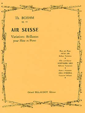Illustration de Air suisse, variations brillantes op. 20