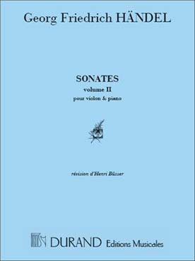 Illustration de 6 Sonates - éd. Durand vol. 2 (ré M, la M, mi M)