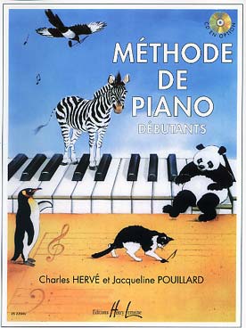 Illustration de Méthode de piano débutants (1re et 2e années réunies en un seul volume) - Méthode