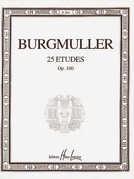 Illustration de 25 Études op. 100 - éd. Lemoine   