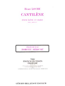 Illustration de Cantilène    