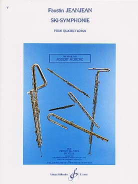 Illustration de Ski-symphonie pour 4 flûtes
