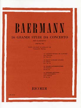 Illustration baermann grandes etudes concert op. 64