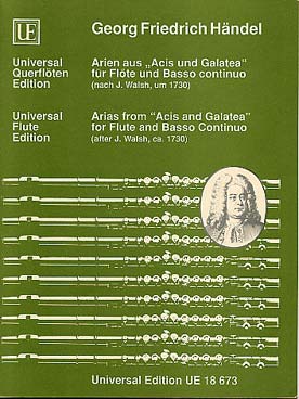 Illustration de Airs d'Acis et Galatée (tr. Braun pour flûte et basse continue)