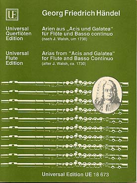 Illustration de Airs d'Acis et Galatée (tr. Braun pour flûte et basse continue)
