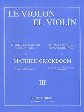 Illustration de Le Violon théorique et pratique, méthode - Vol. 3