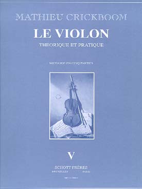 Illustration de Le Violon théorique et pratique, méthode - Vol. 5
