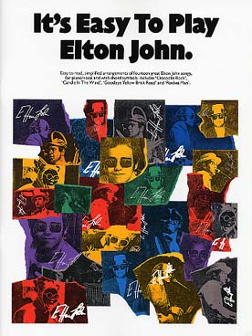 Illustration de IT'S EASY TO PLAY Elton John (P/V/G)