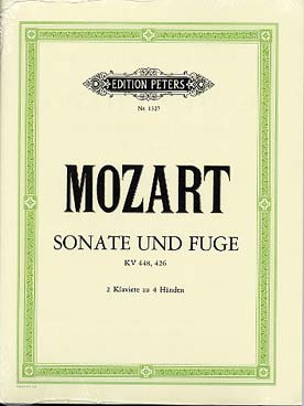 Illustration de Sonate K 448 en ré M, Fugue K 426 en do m