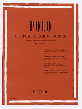 Illustration polo 30 etudes en doubles cordes