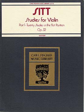 Illustration de Études op. 32 (éd. Carl Fischer) - Vol. 1 : 20 études en 1re position