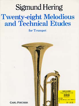 Illustration hering 28 melodious and technical etudes