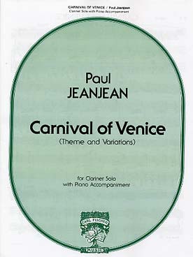 Illustration de Carnaval de Venise (thème et variations, solo de clarinette avec piano)