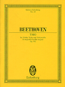 Illustration de Trio à cordes op. 9/2 en ré M