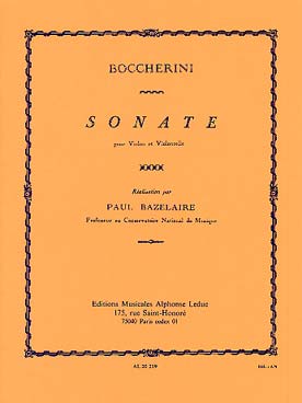 Illustration de Sonate pour violon et violoncelle
