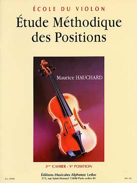 Illustration de Étude méthodique des positions - 3e Cahier : 5e position et 1/2 positions