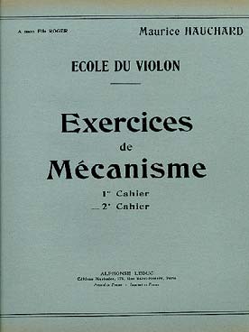 Illustration de Exercices de mécanisme - 2e Cahier