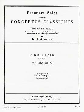 Illustration kreutzer concerto n°  1 (1er solo)