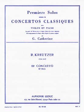 Illustration kreutzer concerto n° 18 (1er solo)