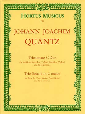 Illustration de Trio en do M pour 2 violons ou flûtes et basse continue