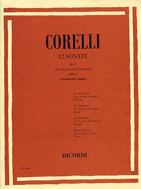 Illustration corelli sonates op. 5 (ri) vol. 1